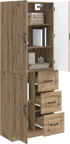 vidaXL Σέτ Ντουλαπιών 2 τμχ. Artisan Δρυς Επεξεργασμένο Ξύλο