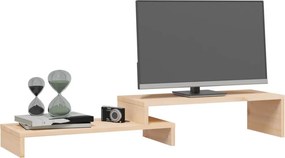 vidaXL Βάση Οθόνης (52-101) x 22 x 14 εκ. από Μασίφ Ξύλο Πεύκου