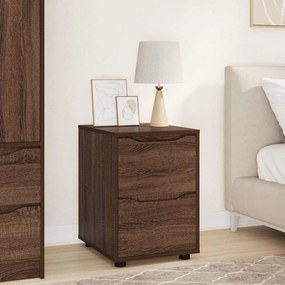 vidaXL Ντουλάπι αποθήκευσης Καφέ δρυς 40 x 48 x 57 εκ