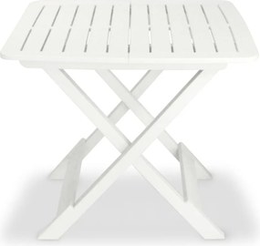 vidaXL Σετ Επίπλων Bistro Πτυσσόμενο 3 Τεμαχίων Λευκό Πλαστικό