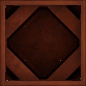 vidaXL Γλάστρα 2 τμχ. Σκ rusty 30 x 30 x 30 cm