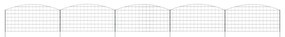 vidaXL Σετ φράχτη για λιμνούλες 5 pcs Πράσινο 100 x 50 cm Ατσάλι