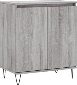 vidaXL Ντουλάπι Γκρι Sonoma 60x35x70 εκ. από Επεξεργασμένο Ξύλο