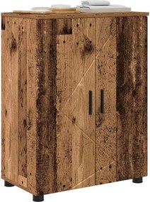 vidaXL Ντουλάπι Μπάνιου Παλιό Ξύλο 60 x 35 x 80 εκ