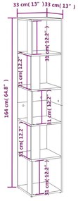 ΓΩΝΙΑΚΟ ΈΠΙΠΛΟ ΚΑΠΝΙΣΤΗ ΔΡΥΣ 33X33X164,5 ΕΚ. ΑΠΟ ΕΠΕΞΕΡΓ. ΞΥΛΟ 816026