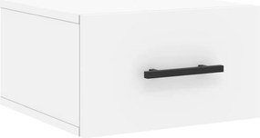 vidaXL Κομοδίνο Επιτοίχιο Λευκά 35 x 35 x 20 εκ.