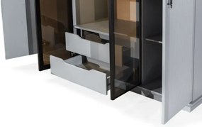 Stewehome Σετ Νεανικού Δωματίο Λευκό Γκρι 106x200 cm