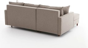 Corner Sofa Eva Left - Cream Cream