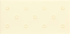 vidaXL Κεφαλάρι Τοίχου 12 pcs Κρεμ 60 x 30 cm Τεχνητό Δέρμα