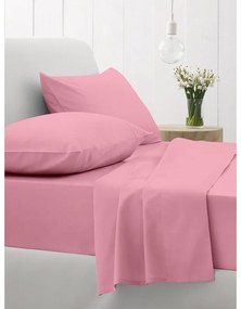 Σετ Σεντόνια Cotton Feelings 102 Lila Διπλό με λάστιχο (150x205+30)