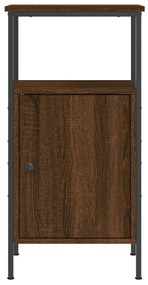 vidaXL Κομοδίνο Καφέ Δρυς 41 x 31 x 80 εκ. από Επεξεργασμένο Ξύλο