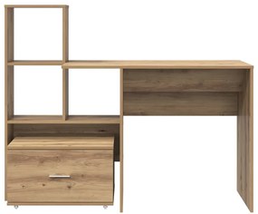 vidaXL Γραφείο artisan δρυς 131.5 x 50 x 106.5 εκ. Επεξεργασμένο ξύλο