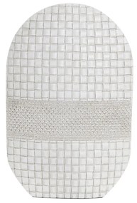 Βάζο DKD Home Decor Λευκό Ρητίνη Σύγχρονη (30 x 10 x 45 cm)