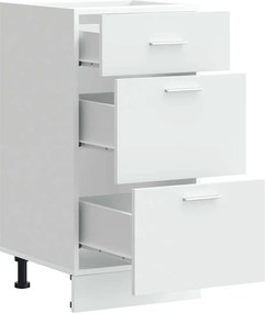 vidaXL Ντουλάπι "Lyon" Λευκό 40x46x81,5 εκ. από Τεχνητό Ξύλο