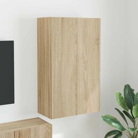 VidaXL Ντουλάπι Τηλεόρασης Τοίχου 59,5 x 31 x 100 εκ. Δρύς Sonoma