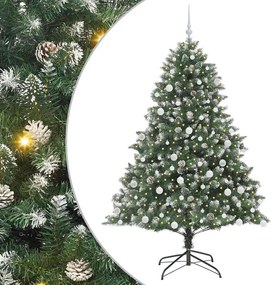 vidaXL Τεχνητό Χριστουγεννιάτικο Δέντρο με 300 LED Πράσινο 180 cm