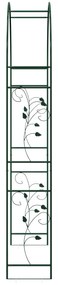 vidaXL Κήπος Αψίδα Floral Πράσινο 115 x 37 x 231 εκ.