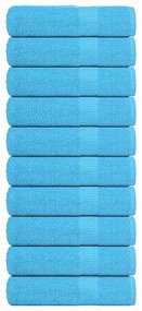 vidaXL Πετσέτες Μπάνιου FROGN 10 τεμ. Τυρκουάζ 100x150 εκ. 360 γρ./μ²