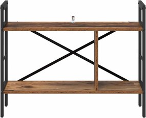 vidaXL Ράφι Βιβλίων 3 επιπέδων 75 x 30 x 58,5 εκ. Επεξεργασμένο Ξύλο