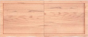 vidaXL Πάγκος Μπάνιου Αν. Καφέ 120x50x(2-6) εκ. Επεξεργ. Μασίφ Ξύλο