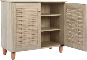 ΠΑΠΟΥΤΣΟΘΗΚΗ-ΝΤΟΥΛΑΠΙ CASSIOPE HM2208.02 ΜΕΛΑΜΙΝΗ SONAMA 77Χ34Χ67.5Υεκ.