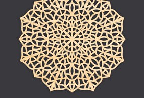 Σετ των 2 Intra απο ξύλο plywood 3mm-4mm πάχος 3D Mandala για Cricut Δίασταση 30x30 cm INTRAFABR-86060264