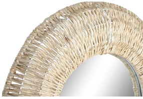 Τοίχο καθρέφτη Home ESPRIT Φυσικό 68 x 7,5 x 128 cm 69 x 8,5 x 128,5 cm