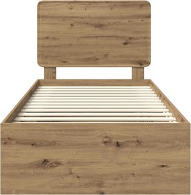 vidaXL Σκελετός Κρεβατιού Artisan Δρυς 100 x 200 cm