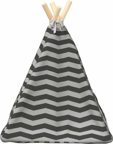 vidaXL Teepee για κατοικίδια με μαξιλάρι 40 x 40 x 50 cm Πολυεστέρας