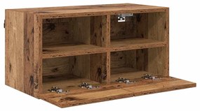 vidaXL Βάσεις τηλεόρασης Επιτοίχιο 2 pcs Παλιό Ξύλο 60 x 30 x 30 cm