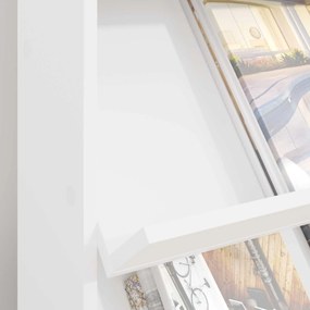 vidaXL Ράφι Περιοδικών Λευκό 70 x 41 x 96 εκ. Επεξεργασμένο ξύλο