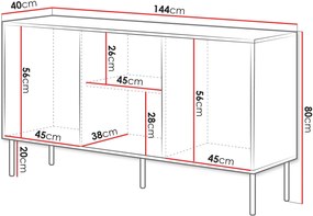 Μπουφές Inserto 150 3D-Mauro
