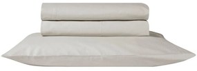 Σεντόνι Essential 26 Με Λάστιχο Ecru Kentia Single 90x235cm 100% Πενιέ Βαμβάκι