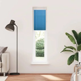 vidaXL Πλισέ Στόρι Μπλε 40x200 εκ. Πλάτος Υφάσματος 39,4 εκ. Πολυεστέρας