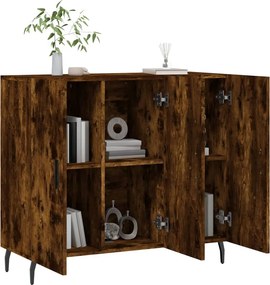 vidaXL Ντουλάπι Καπνιστή Δρυς 90x34x80 εκ. Επεξεργασμένο Ξύλο