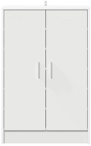 vidaXL Παπουτσοθήκη Λευκή 60 x 35 x 92 εκ. από Επεξ. Ξύλο