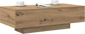 vidaXL Τραπεζάκι Σαλονιού Artisan Δρυς 100 x 49,5 x 31 εκ. Επεξ. Ξύλο