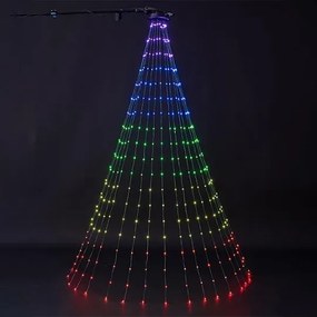 Epam Χταπόδι 252 LED RGB Υ210cm Με Προγράμματα Και Controller Πράσινο Καλώδιο XLSMART-252M/31V