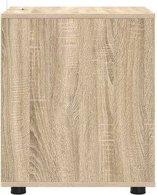 vidaXL Ντουλάπι αποθήκευσης Δρύς Sonoma 40 x 48 x 57 εκ