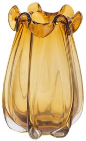 Βάζο Γυάλινο 88774 17x26cm Gold Γυαλί