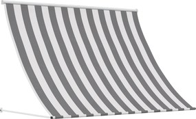 vidaXL Αντιανεμικό Γκρι και Λευκό 200 x 150 cm