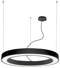 Κρεμαστό Φωτιστικό Οροφής LED 66W 3000Κ Φ90cm Ring Viokef 3915-0009-3-B-N Μαύρο