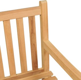 vidaXL Παγκάκι Κήπου 114 εκ. από Μασίφ Ξύλο Teak