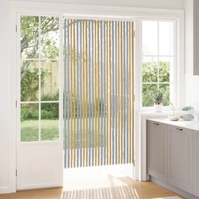 vidaXL Κουρτίνα εντόμων Chenille Γκρι και Μπεζ 100 x 200 cm 100% PP