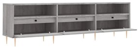 vidaXL Έπιπλο Τηλεόρασης Γκρι Sonoma 150x30x44,5 εκ. από Επεξεργ. Ξύλο