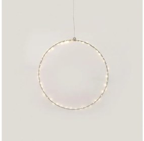Χριστουγεννιάτικο Στεφάνι με 45 Mini LED Φ30 ACA-X064514227-Κίτρινο X064514227