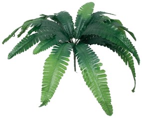 BOSTON FERN BIG 78292 Τεχνητό Φυτό Φτέρη Βοστώνης Μεγάλη - Μπουκέτο Διακοσμητικών Φυτών - Κλαδιών με Φύλλωμα Πράσινο Υ52cm
