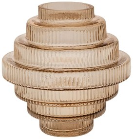 Βάζο Γυάλινο 84989 15x16cm Honey Γυαλί