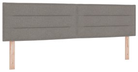 vidaXL Κρεβάτι Box Spring με Στρώμα σε Ταουπέ, 180 x 200 εκ. Ύφασμα
