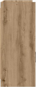 vidaXL Πλαϊνό γραφείο Artisan Δρυς 98,5 x 33 x 80 εκ